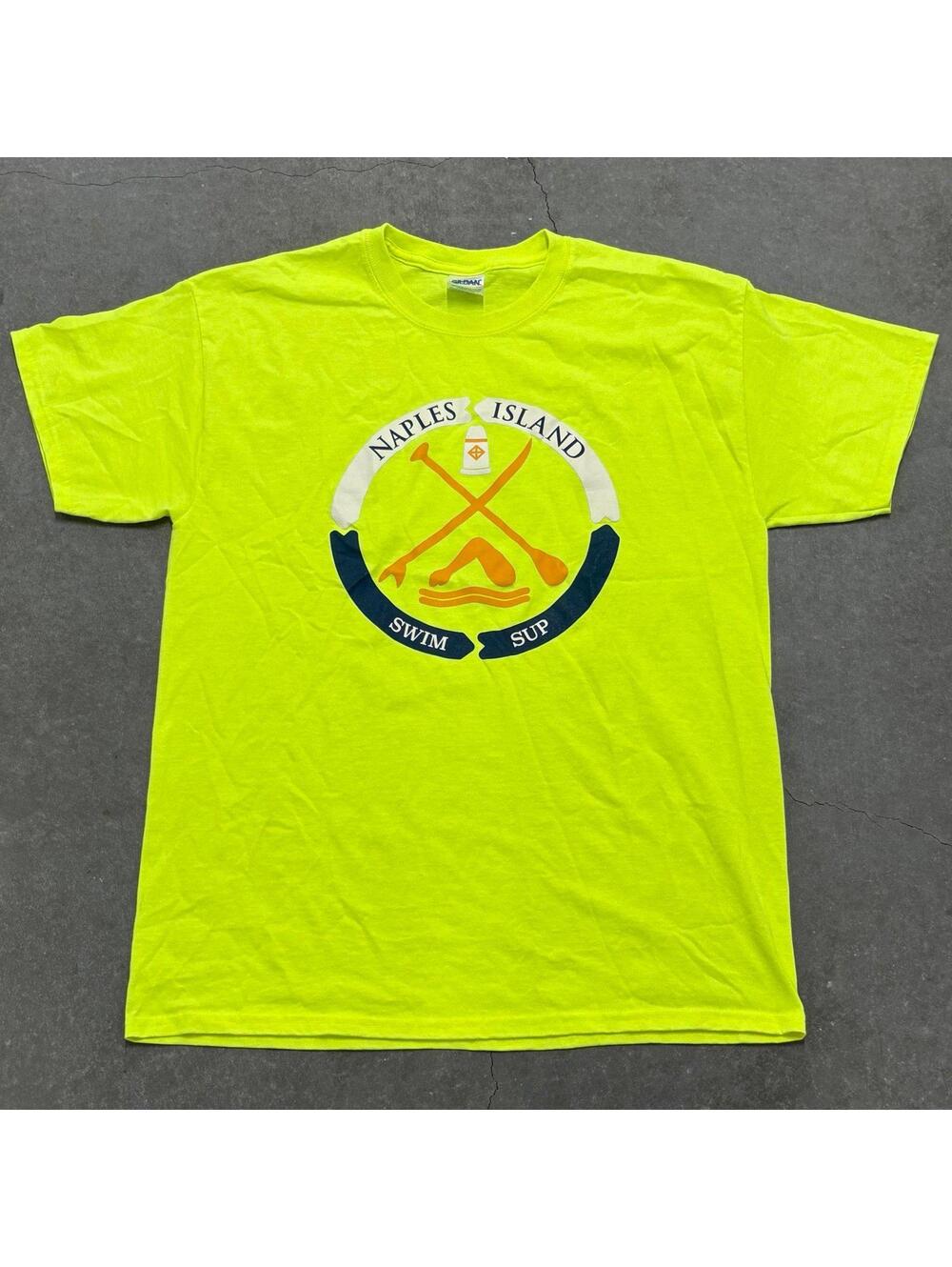 Gildan Naples Island Swim Sup Logo T Shirt